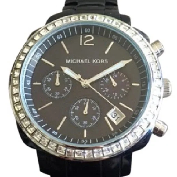 Michael Kors Accessories Michael Kors Mk 580 Black Watch Worn